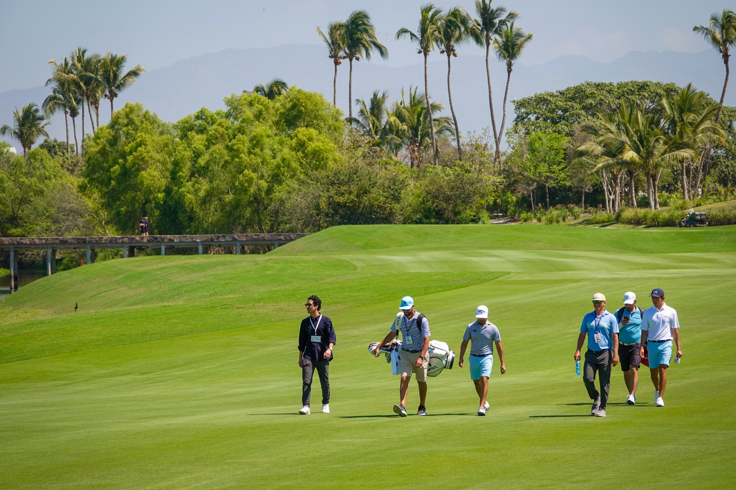 Pablo De La Mora walking a PGA TOUR round with players